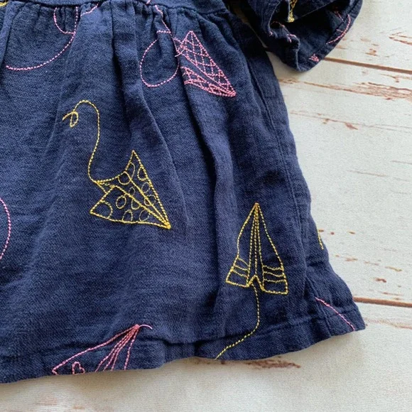 Cat & Jack Paper Airplanes Dress - Picture 2 of 5